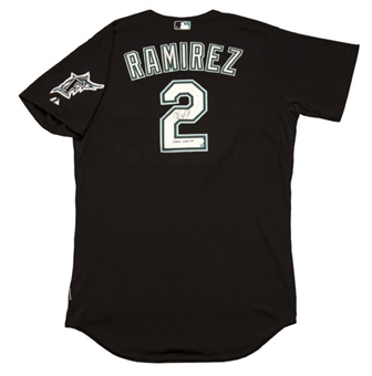 2008 Hanley Ramirez Game Used and Signed Florida Marlins Alternate Jersey (MLB Authenticated)